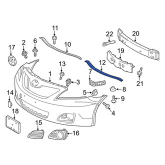 Toyota OE - Front Bumper Cover Bracket