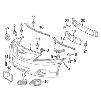Toyota OE - Front Tow Hook Cover