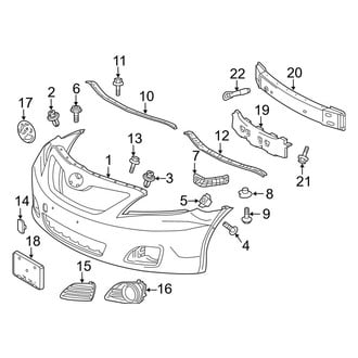 Toyota OE - Front Bumper & Grille - Bumper & Components