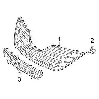 Toyota OE - Front Bumper & Grille - Grille & Components (SE)