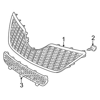 Toyota OE - Front Bumper & Grille - Grille & Components (SE)