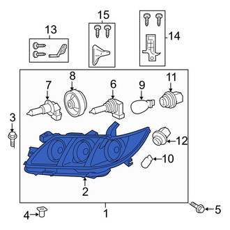 Toyota OE - Front Left Headlight