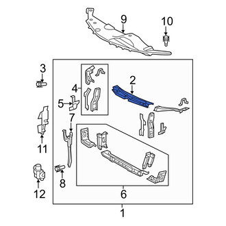 Toyota OE - Front Upper Radiator Support Tie Bar