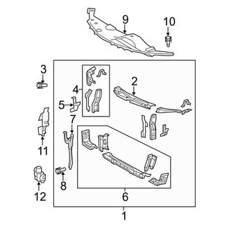 Toyota OE - Radiator Support (USA Built)