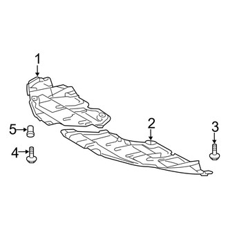 Toyota OE - Radiator Support - Splash Shields (Base / LE / SE / XLE)