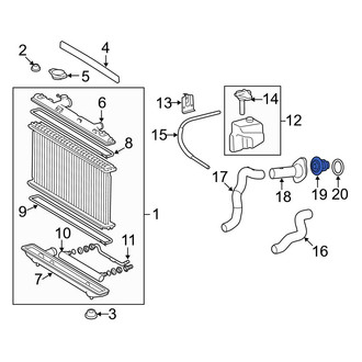 Toyota OE - Engine Coolant Thermostat