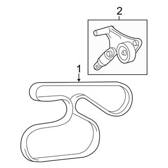 Toyota OE - Cooling - Belts & Pulleys (CE / LE / SE / XLE 2.4L)