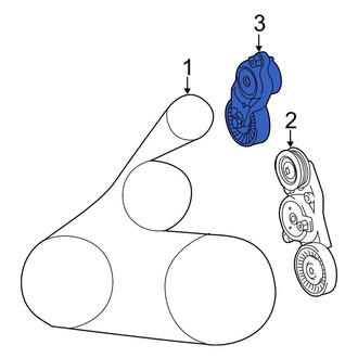 Toyota OE - Accessory Drive Belt Tensioner Assembly