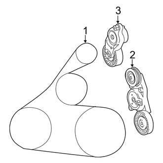 Toyota OE - Cooling - Belts & Pulleys (2.5L)