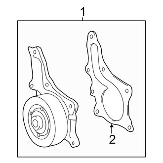 Toyota OE - Cooling - Water Pump (2.5L)