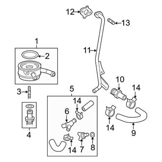 Toyota OE - Cooling - Engine Oil Cooler (2.4L)