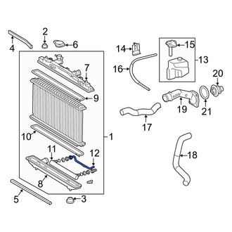 Toyota OE - Automatic Transmission Oil Cooler Tube