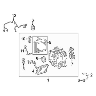 Toyota OE - Air Conditioner & Heater - Evaporator & Heater Components (Japan Built)