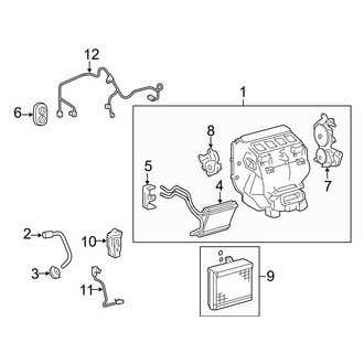 Toyota OE - Air Conditioner & Heater - Evaporator & Heater Components (USA Built)