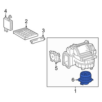 Toyota OE - HVAC Blower Motor Assembly
