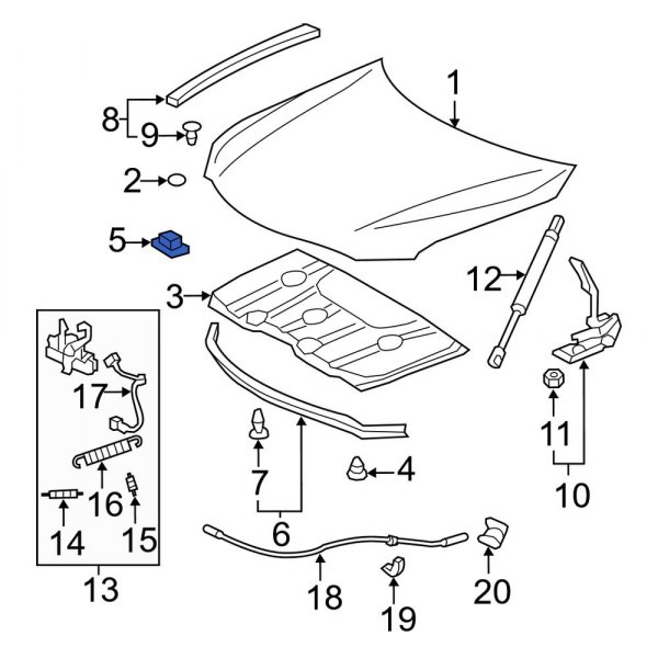 Hood Stop Buffer