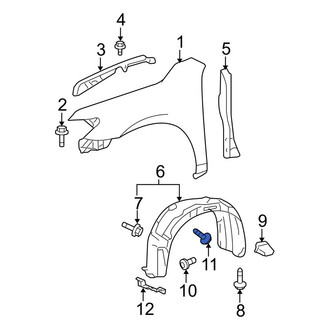 Toyota OE - Fender Liner Retainer