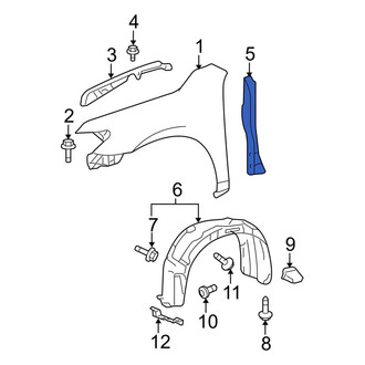 Toyota OE - Front Right Fender Insulator