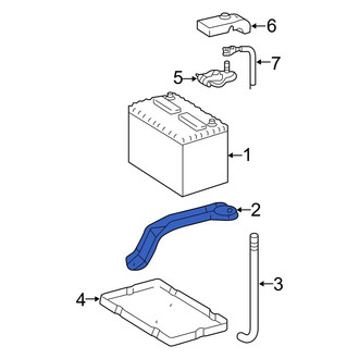 Toyota OE - Battery Hold Down