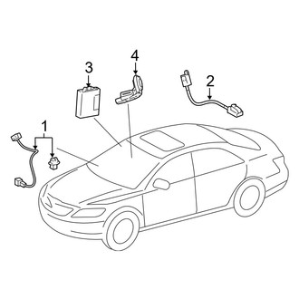 Toyota OE - Electrical - Alarm System (Base / LE / SE / XLE)