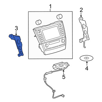 Toyota OE - Left GPS Navigation System Bracket
