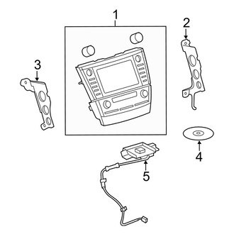 Toyota OE - Electrical - Navigation System Components (2.5L / 3.5L)