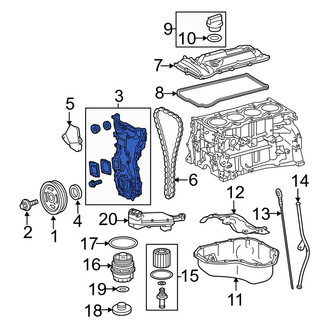 Toyota OE - Engine Timing Cover