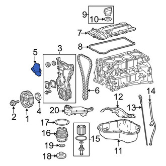 Toyota OE - Engine Timing Cover