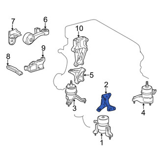 Toyota OE - Front Engine Mount Bracket