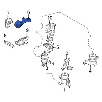 Toyota OE - Engine Support Rod