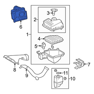 Toyota OE - Engine Air Intake Hose