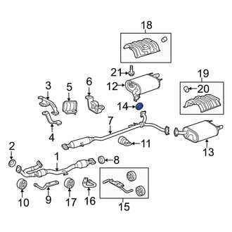 Toyota OE - Rear Exhaust Muffler Gasket