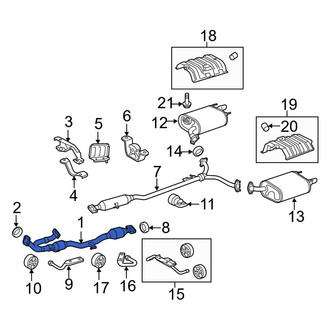 Toyota OE - Rear Catalytic Converter