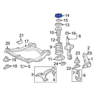 Toyota OE - Front Suspension Strut Mount