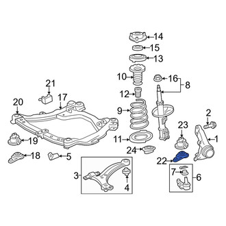 Toyota OE - Rear Right Engine Cradle Brace