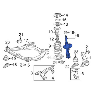 Toyota OE - Front Left Suspension Strut