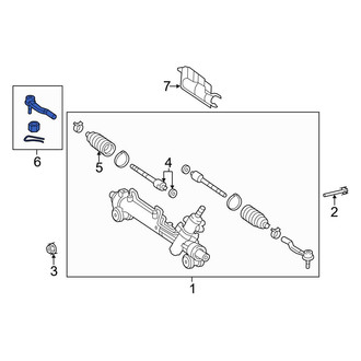 Toyota OE - Left Outer Steering Tie Rod End