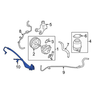 Toyota OE - Power Steering Pressure Hose