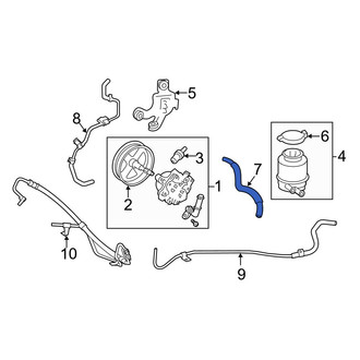 Toyota OE - Power Steering Reservoir Hose