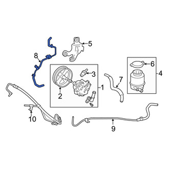 Toyota OE - Power Steering Return Hose