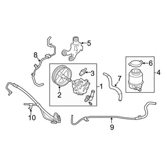 Toyota OE - Steering Gear & Linkage - Pump & Hoses