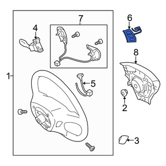 Toyota OE - Steering Wheel Radio Controls