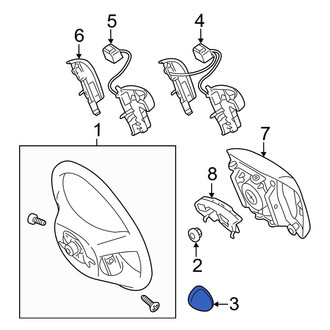 Toyota OE - Left Lower Steering Wheel Trim