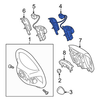 Toyota OE - Steering Wheel Radio Controls