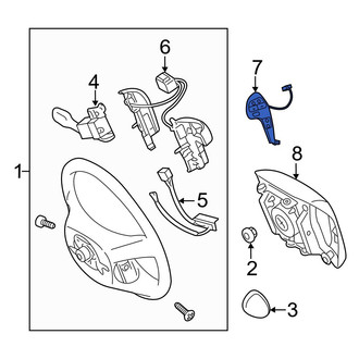 Toyota OE - Steering Wheel Radio Controls