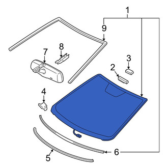 Toyota OE - Front Windshield
