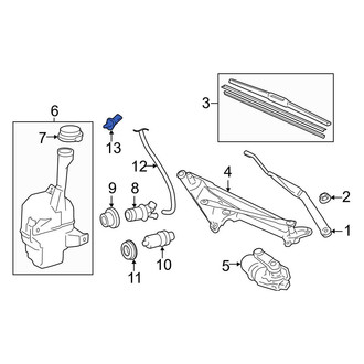 Toyota OE - Front Windshield Washer Nozzle