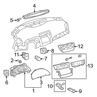 Toyota OE - Instrument Panel - Cluster & Switches