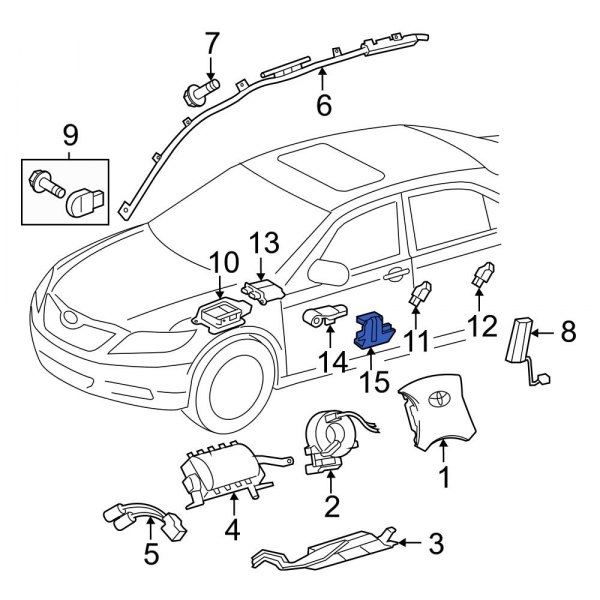 Seat Track Position Sensor Bracket