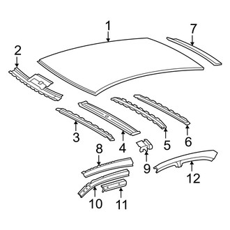Toyota OE - Roof & Components (W/O Sunroof), (Gas)